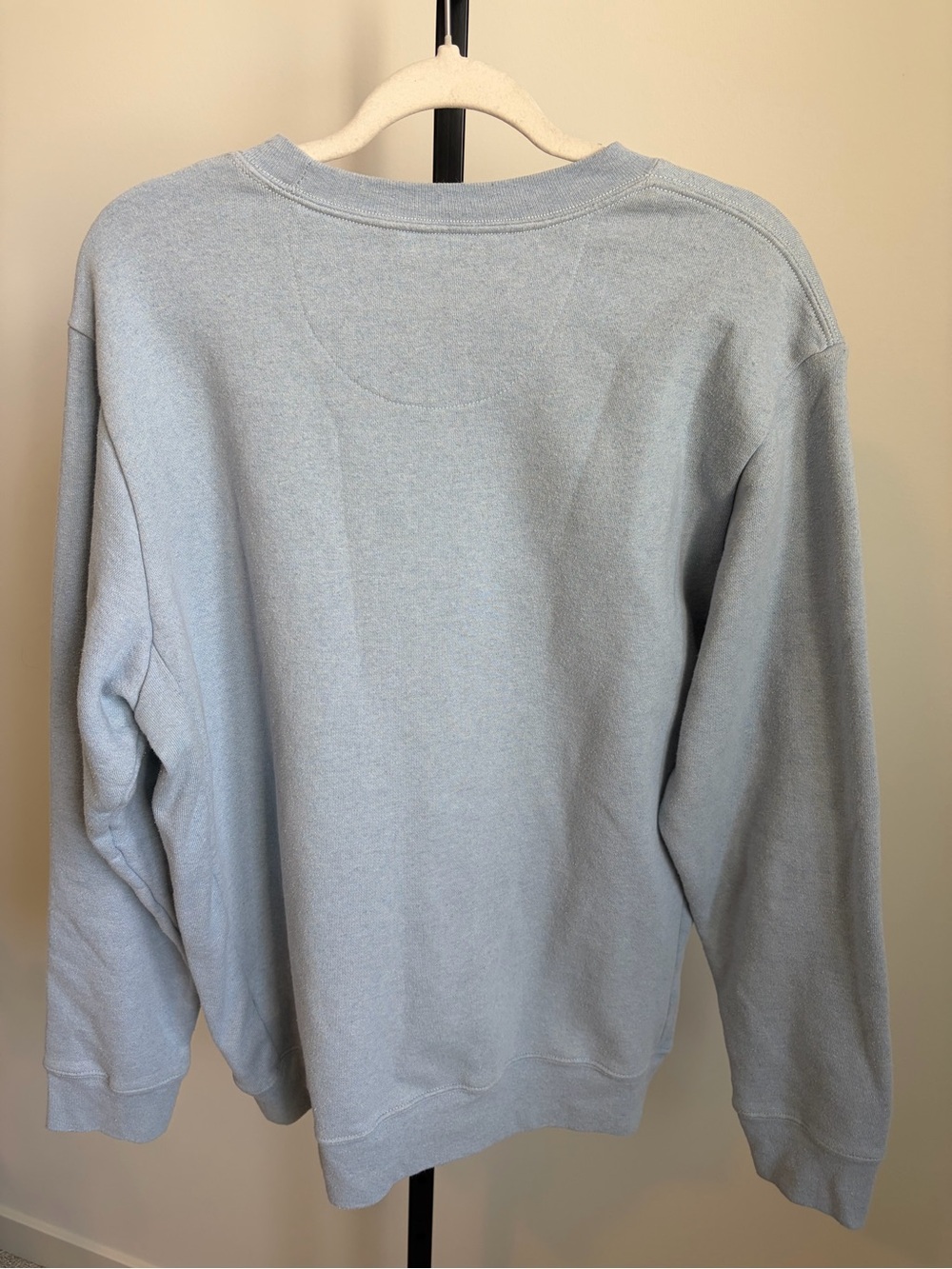 Patagonia Fitz Roy Horizons Uprisal Crew Sweatshirt Light Blue XL Logo Pullover - Picture 3 of 4